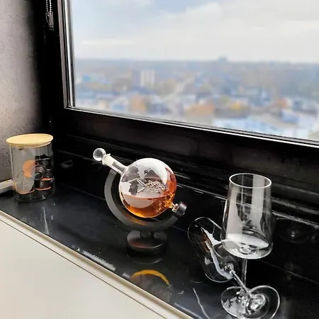 Luxus Im Himmel. 3zimmer, Parkplatz, 22 Stock *