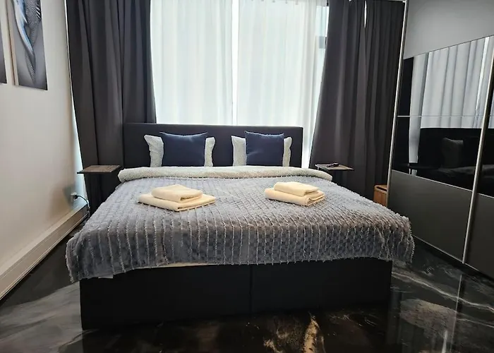 Luxus Im Himmel. 3zimmer, Parkplatz, 22 Stock Lejlighed